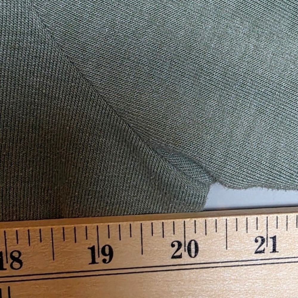 Soft Surroundings Sage Green Henley Pullover Tunic Sweatshirt Pockets Womens L‎ - Picture 7 of 9